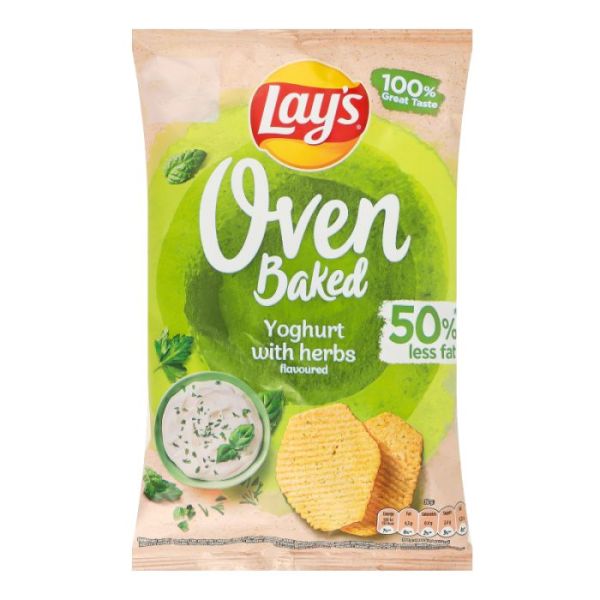 Чипси Lay's Baked Йогурт і трави 110г