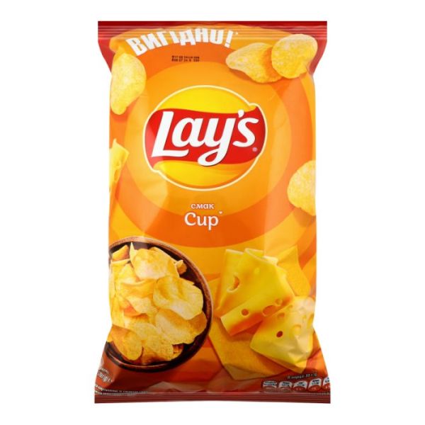 Чипси Lays Сир 170г 1-18 UA