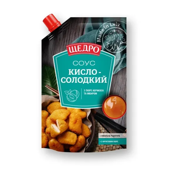 Соус 200 г Щедро Кисло-солодкий
